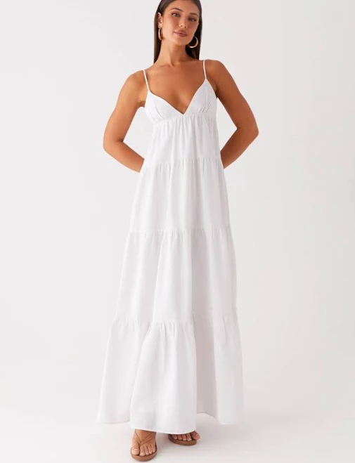 dress Lotty Linen Maxi Dress Peppermayo - US $105