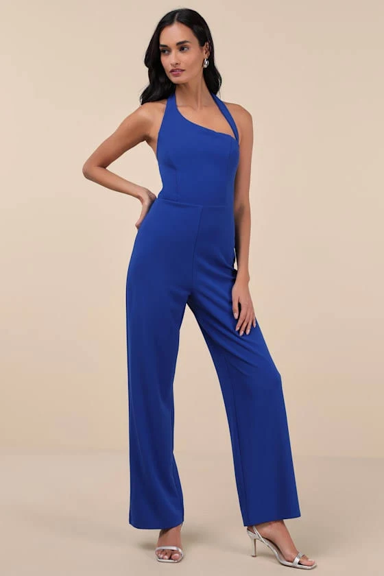 jumpsuit Lulus Asymmetrical Halter Jumpsuit Lulus $40