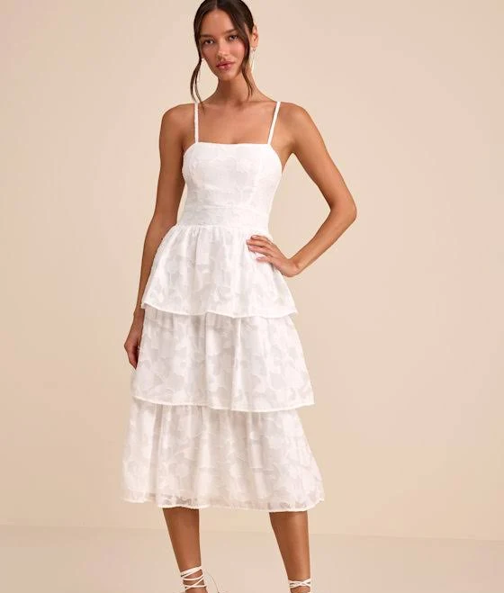 dress Lulus Floral Print Tiered Dress Lulus $88