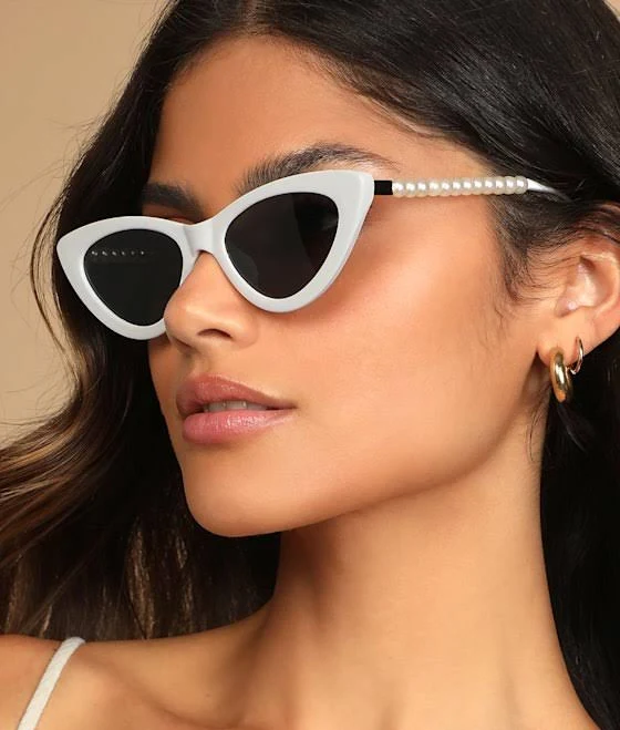 accessory Lulus Mini Cat-Eye Pearl Sunglasses Lulus $19