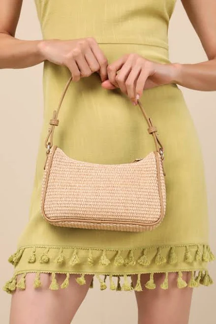 bag Lulus Raffia Shoulder Bag Lulus $49