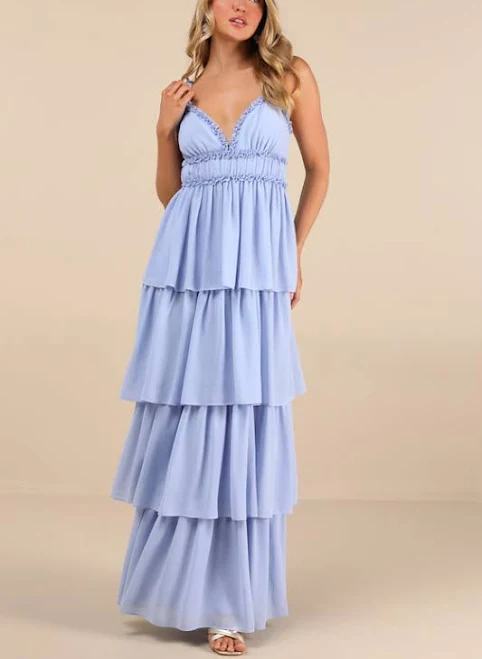 dress Lulus Ruffled Tiered Maxi Dress Lulus $53