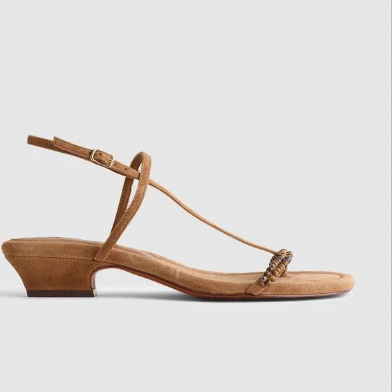 shoes Madewell The Maycie Strappy Suede Sandal Madewell $128
