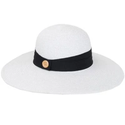 accessory Magid Straw Button Ribbon Floppy Hat Target $29.99