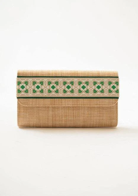 bag Magnetic Flap Straw Clutch Lisi Lerch $98