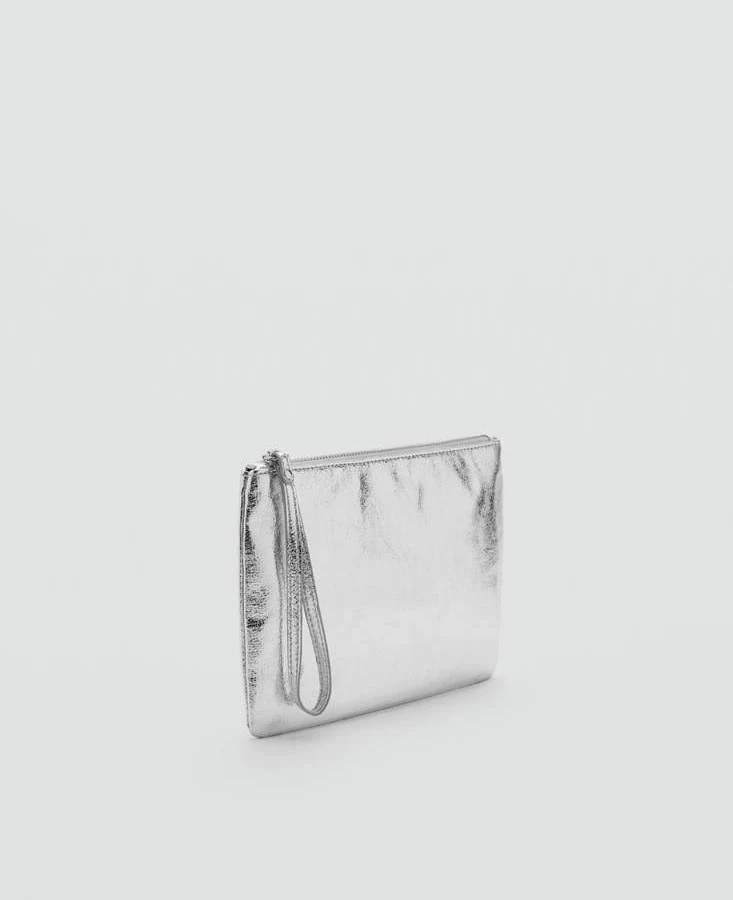 bag MANGO Teenage Girl Metallic Clutch shop.mango.com $25.99