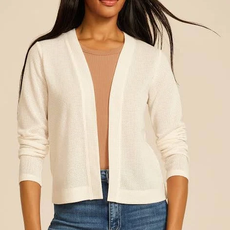 outerwear maurices Women's Textured Open Front Cardigan Maurices $26.99
