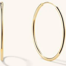 accessory Mejuri 14k Yellow Gold Hoop Earrings Mejuri $168