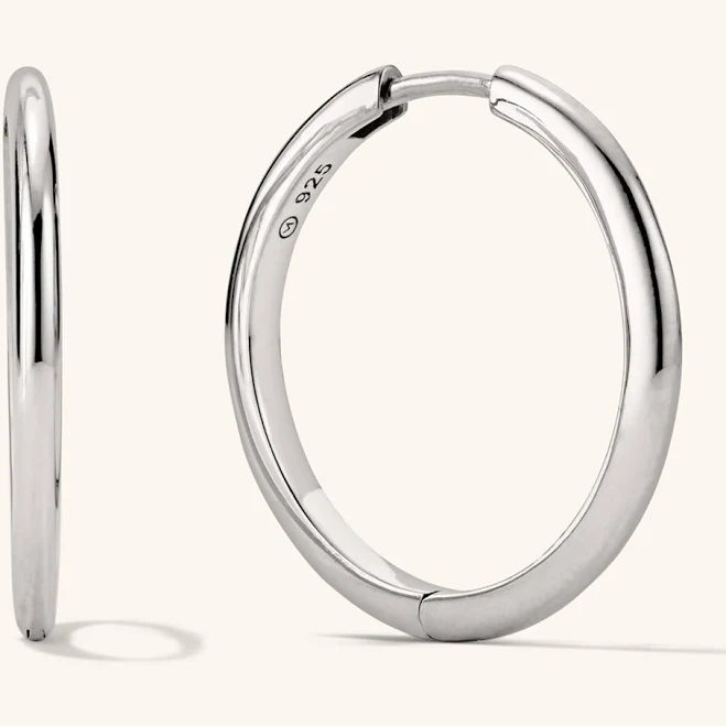 accessory Mejuri Tube Large Hoop Earrings Mejuri $148