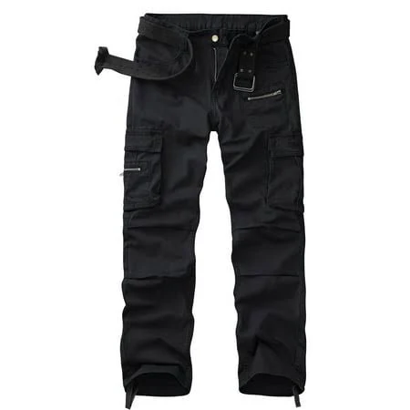 pants Men's Casual Cotton Cargo Pants with 8 Pockets Walmart - TRGPSG $42.99