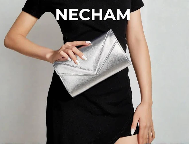 bag Metallic Envelope Clutch Bag with Chain Strap Etsy - Seller $49.99