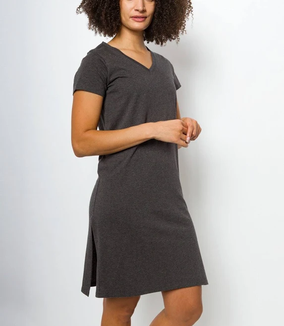 dress Midi Women's Short Sleeve Tee Dress Ably Apparel $62