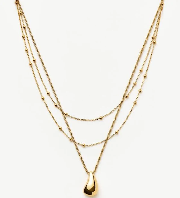 accessory Missoma Sterling Silver Everyday Layering Necklace Set Missoma.com $385