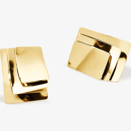 accessory Modern Sculptural Statement Stud Earrings RRule The Label $60