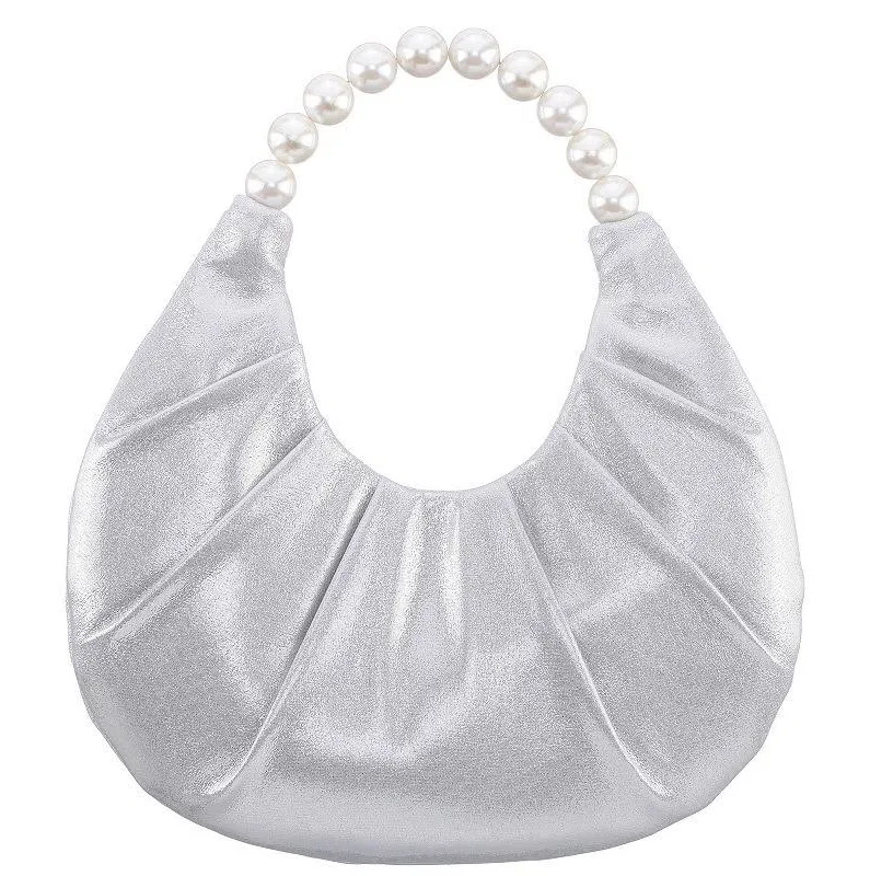 bag N by Nina ALMO Faux-Pearl Handle Hobo Bag Kohl's $33.6