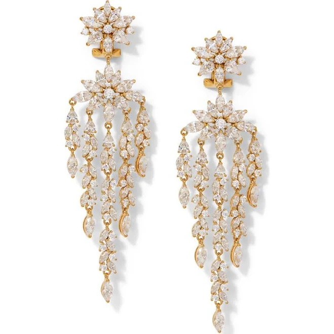 accessory NADRI Women's Sav Cubic Zirconia Cluster Chandelier Earrings Nordstrom $325