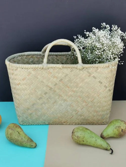 bag Natural woven straw tote basket, beach bag, market tote bag, chic picnic basket sizes S/M/L/XL/XXL Etsy - Seller $22.43