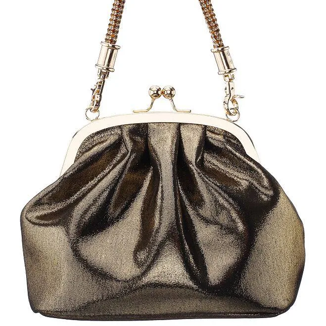 bag Nina Hyatt Metallic Clutch Bag Kohl's $41.6