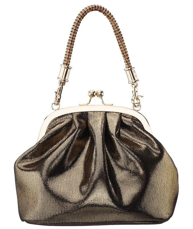 bag Nina Hyatt Metallic Clutch Bag Kohl's $41.6