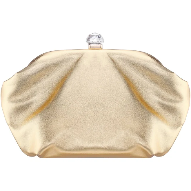 bag Nina Lyric Metallic Faux Leather Clutch Macy's $43.12