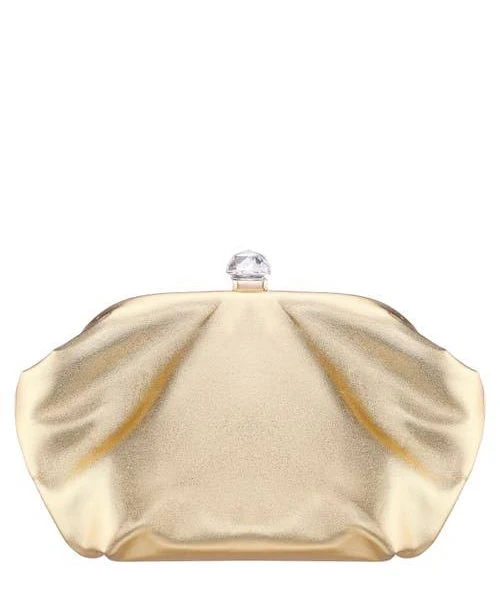bag Nina Lyric Metallic Faux Leather Clutch Nordstrom $88