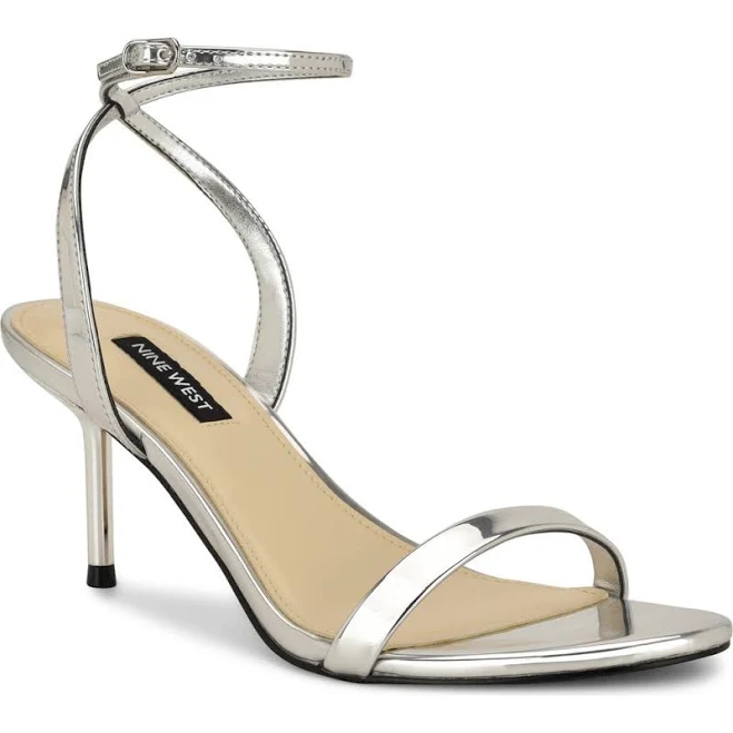 shoes Nine West Women's Waltz Round Toe Stiletto Patent Ankle Strap Sandals Nordstrom $71.25