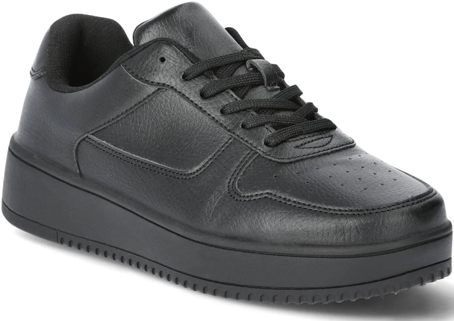 shoes No Boundaries Women's Platform Casual Lace-Up Sneakers Walmart $19.98