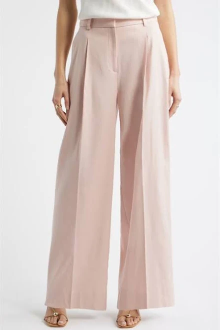 matching set Nordstrom Pleated Linen Blend Wide Leg Pants Nordstrom $149