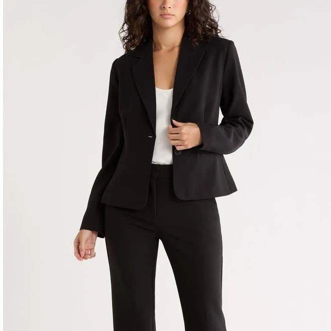 outerwear NORDSTROM RACK Slim Fit Blazer in Black at Nordstrom Rack, Size X-Large Nordstrom Rack $44.97
