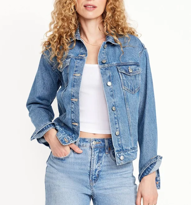 denim jacket Old Navy Women's Classic Jean Jacket Old Navy $22.49