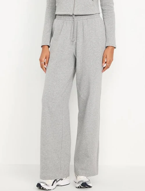 pants Old Navy Women's High-Waisted Socomfy Wide-Leg Sweatpants Old Navy $22.19