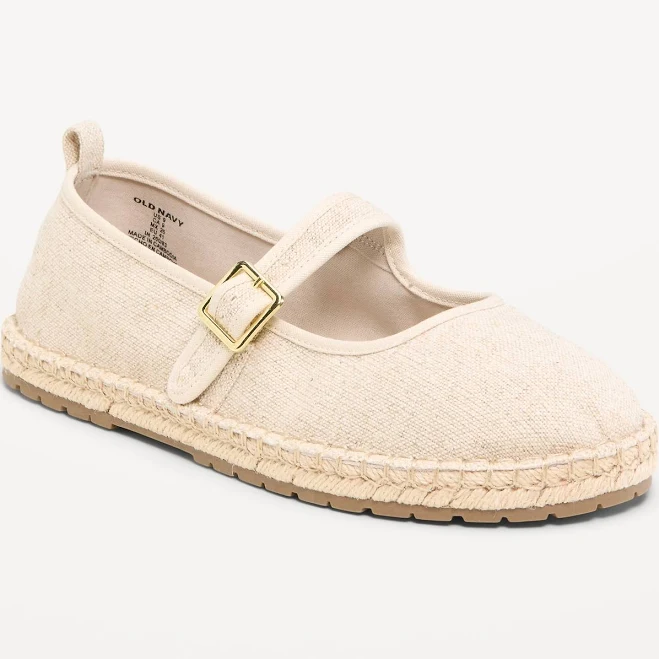 shoes Old Navy Women's Mary Jane Espadrille Flats Old Navy $17.49