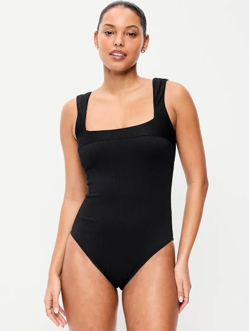 swimwear Old Navy Women's Ribbed One-Piece Swimsuit Old Navy $23.99