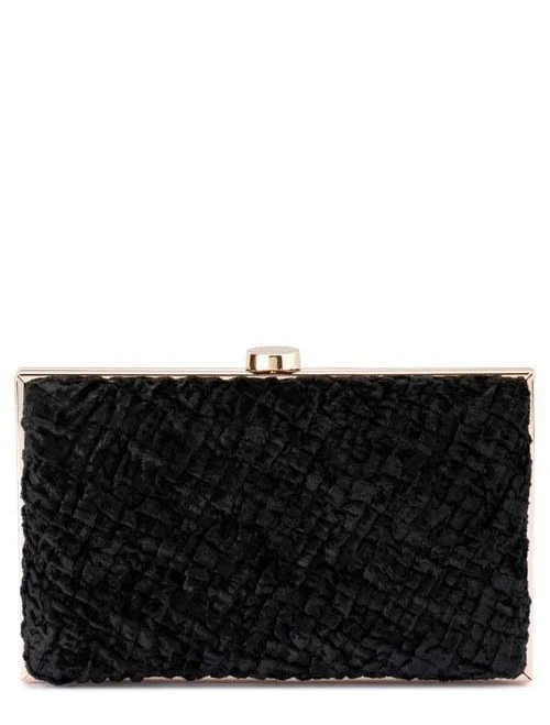 bag Olga Berg Hazel Textured Velvet Clutch Nordstrom $99