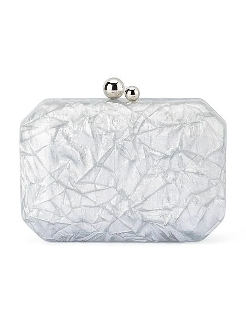 bag Olga Berg Mateo Metallic Clutch REVOLVE $119