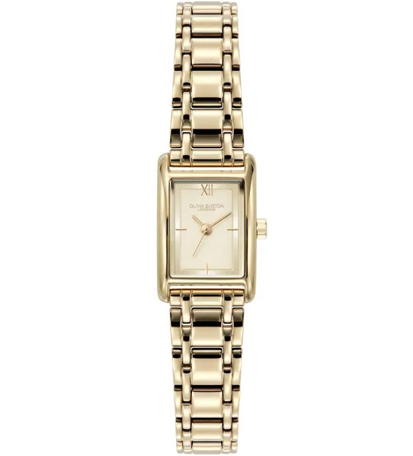 accessory Olivia Burton Women's Mini Grove Rectangular Stainless Steel Bracelet Watch Macy's $185