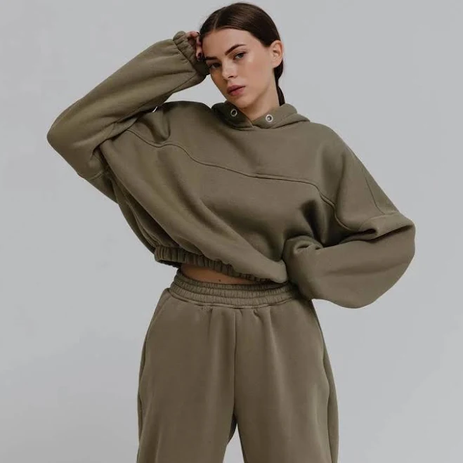 matching set Oversized Fleece Hoodie & Joggers Set Etsy - Seller $80.07