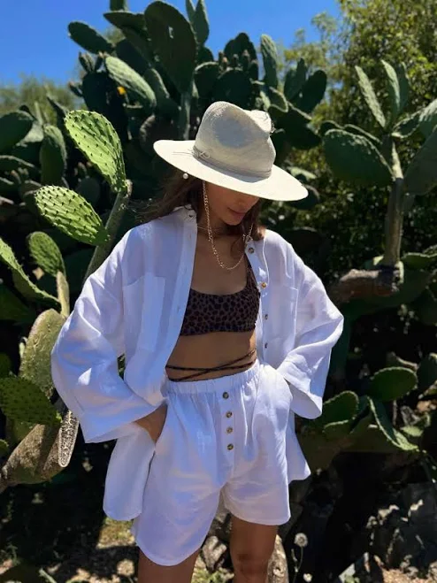 matching set Oversized Linen Two Piece Set Etsy - Seller $110.4