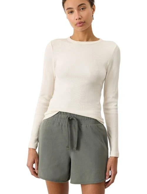 top Pact Women's Organic Cotton Perfect Rib Layering Long Sleeve Nordstrom $38