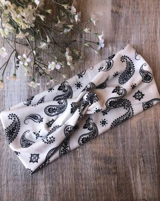 accessory Paisley Twisted Headband Etsy - HeartandSoulDsigns $9.25