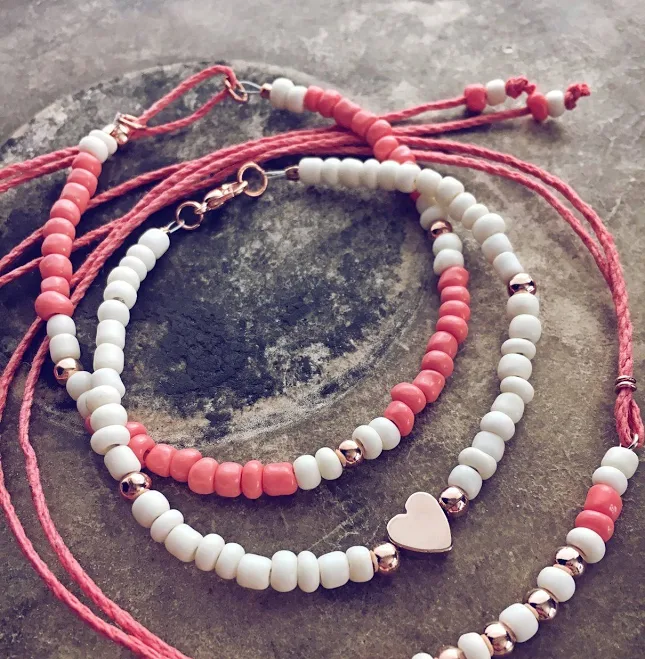 accessory Peacock and Lime Coral Reef Beachy Bracelet Style Pack Peacock & Lime $32