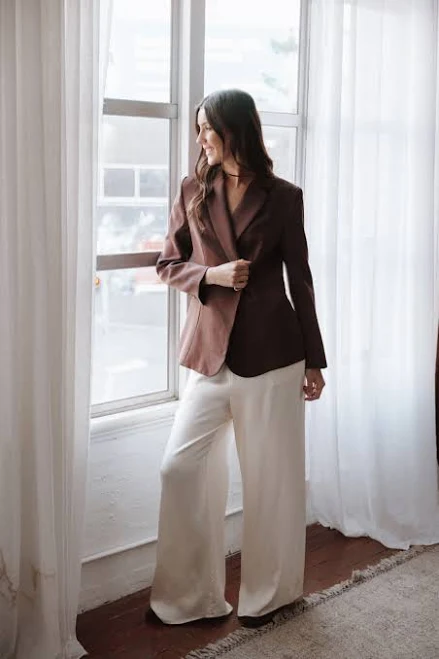 pants Petal & Pup Women's Valia Wide-Leg Satin Pants Petal & Pup USA $53.97