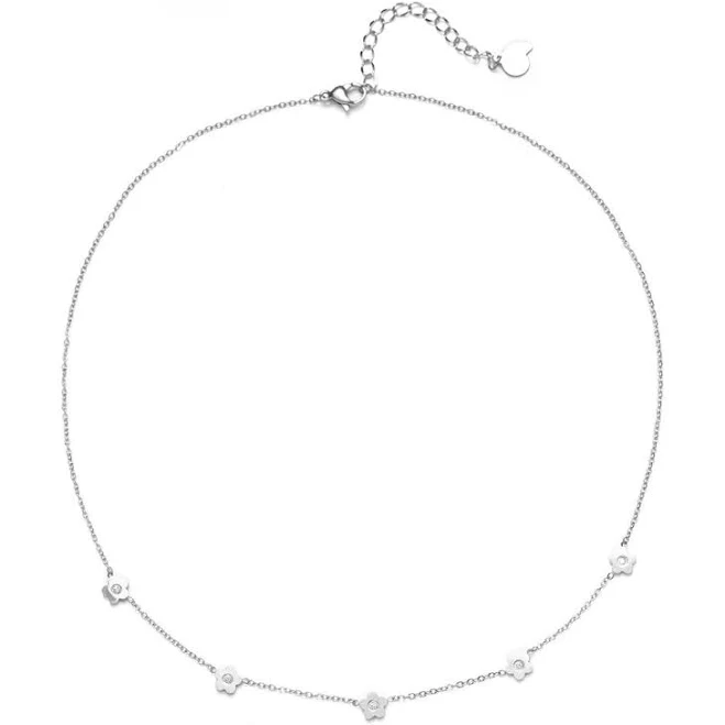 accessory Petite Flower Charm Necklace Hey Happiness $38.43