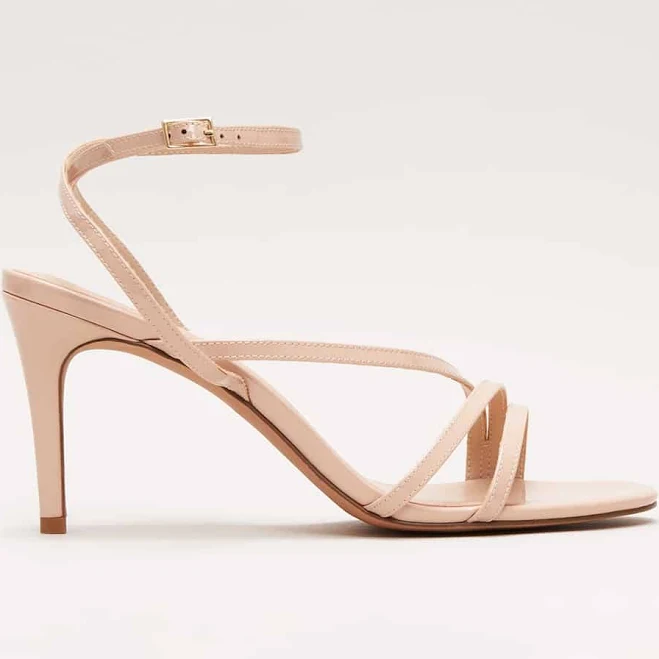 shoes Phase Eight Leather Barely There Strappy Sandal Phase Eight US $152