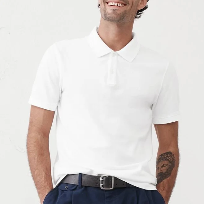 top Pique Men's Slim-Fit Polo Banana Republic Factory $25