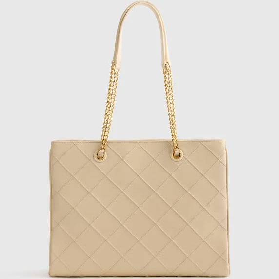 bag Quince Women's Italian Leather Diamond Stitch Tote Quince $169.9