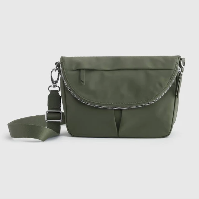 bag Quince Women's Revive Nylon Foldover Crossbody Quince $69.9