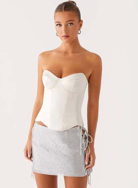 crop top Radar Satin Corset Peppermayo - US $68
