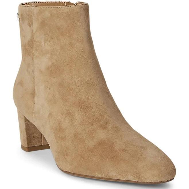 shoes Ralph Lauren Women's Demi Burnished Leather Booties Macy's $46.16