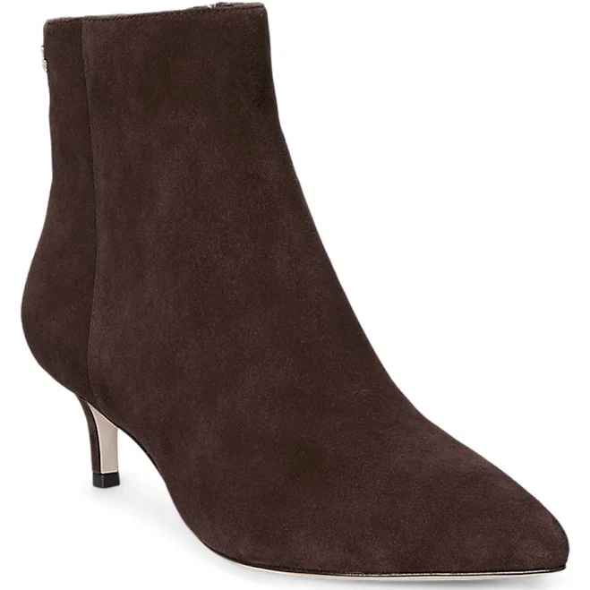shoes Ralph Lauren Women's McKay Suede Booties Macy's $48.66